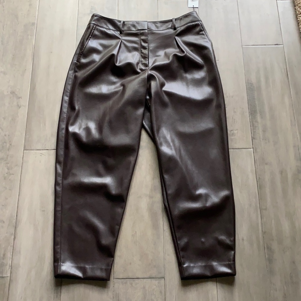 Brown Leather Pants